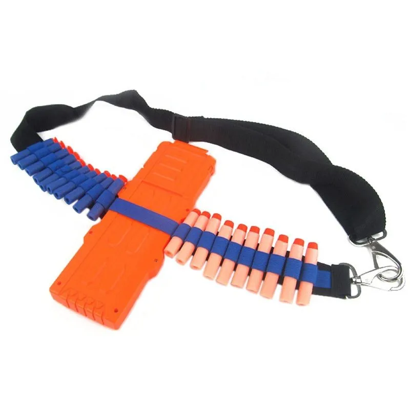 Toy Gun Soft Bullets Belt Shoulder Strap Clip Charger Darts Ammo Storage Blasters Cartridge Holder Toy Gun Soft Bullets Belt Shoulder Strap Clip Charger Darts Ammo Storage Blasters Cartridge Holder