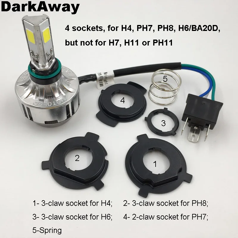 Motorcycle LED Headlight LH-M3SH4-7