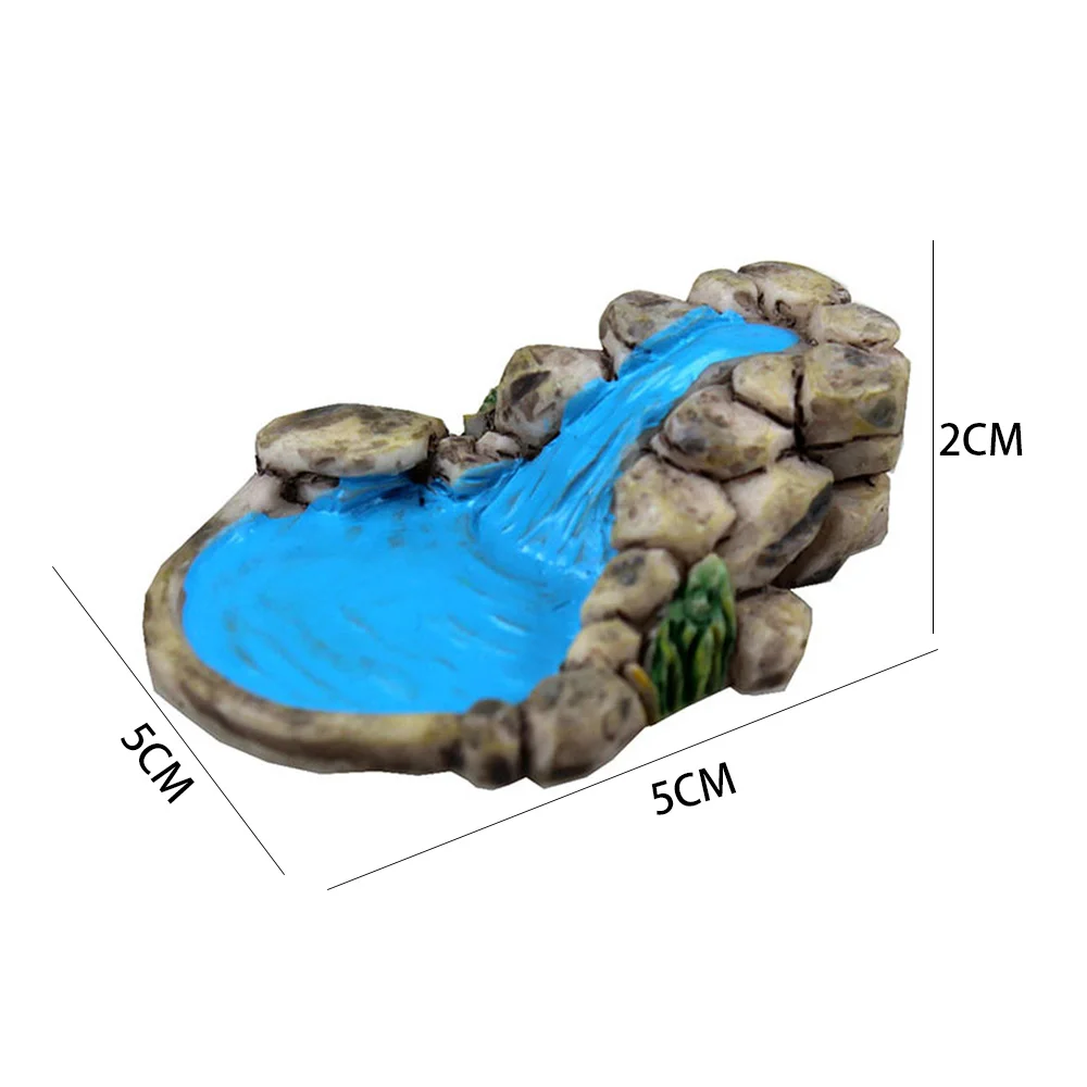 Полимерный микро-пейзаж красивый декор садовая Статуэтка для DIY мини-игрушки для пруда башня ремесел садовые фигурки газон