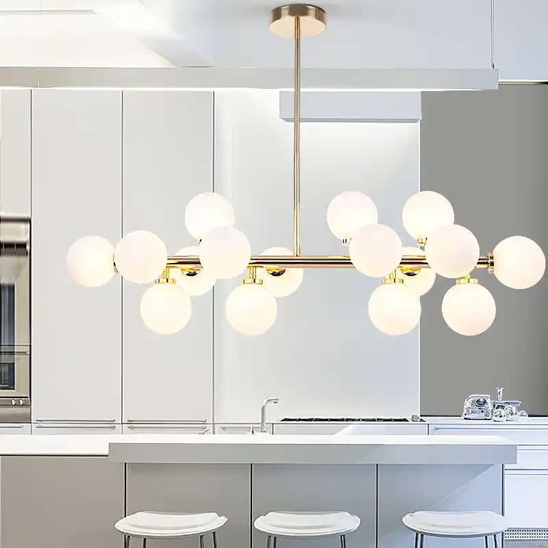 Modern Golden Lamp Led Chandeliers Light Gl Globe Hanging Lamp Led Chandeliers Light Gl Globe