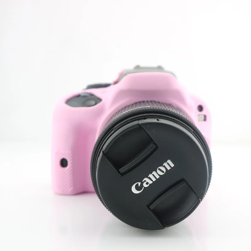 Хорошая мягкая сумка для камеры для Canon 100D EOS 100D силиконовый чехол резиновый чехол для камеры защитный чехол для тела 7 цветов