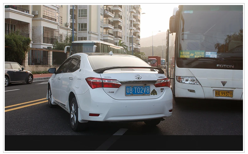 Подходит для Toyota Corolla- ABS задний спойлер заднего крыла разные цвета спойлер