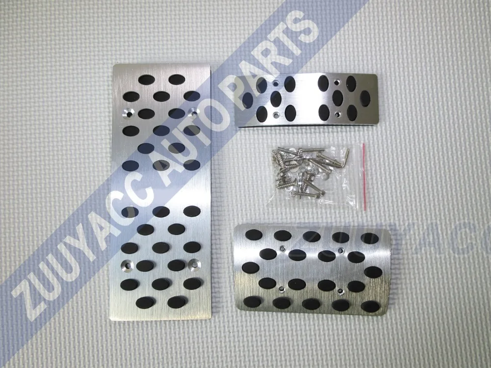 

A Set Brake Accelerator Footrest Pedal Pads for Subaru Forester Outback Legacy