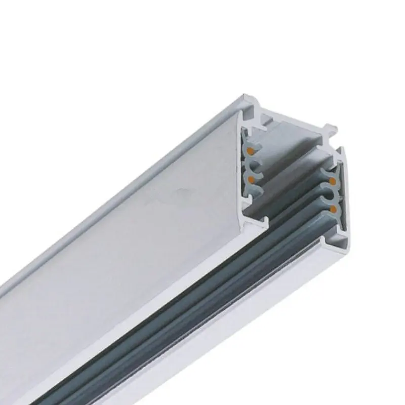 

1M 3 Wire Phase Circuit Aluminium Track Rail For LED Spotlight Lighting Track Systems Spot Light Rail 1 Meter Free Shipping
