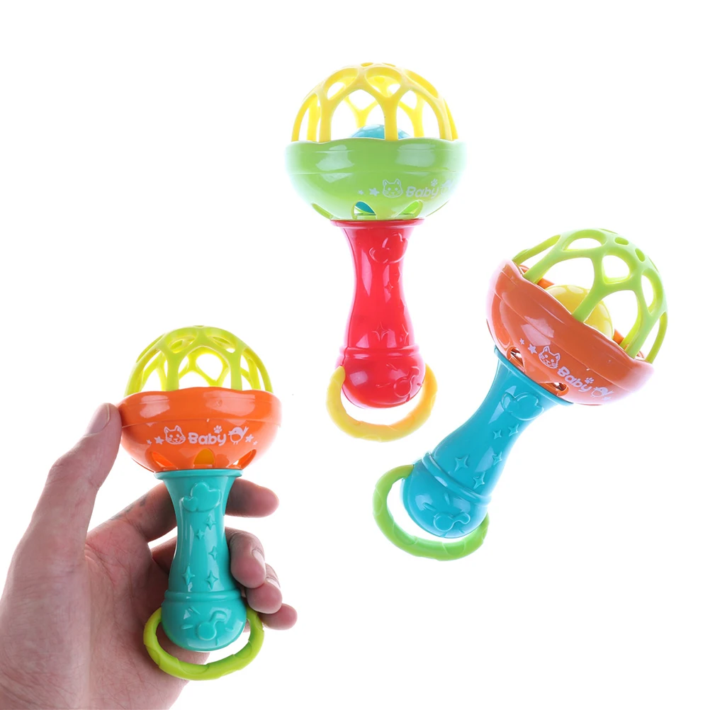 Buy Plastic Hand Bell Rattle Funny Educational Mobiles