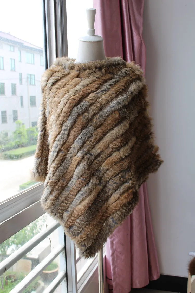 2018 Lady Faux Rabbit Fur Poncho Weave Autumn Winter Shawl Fashion Patchwork Fur Sweater Casual Batwing Sleeves Pullovers 2018 Lady Faux Rabbit Fur Poncho Weave Autumn Winter Shawl Fashion Patchwork Fur Sweater Casual Batwing Sleeves Pullovers