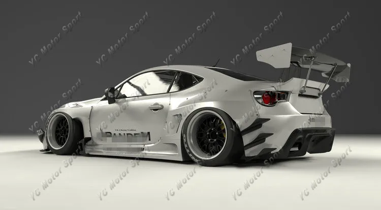 2012-2017 GT86 FT86 ZN6 FRS BRZ Greddy X Pandem Ver.3 Aero Style Wide Body Kit FRP 1(11)