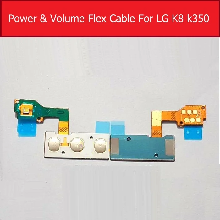 

Power & Volume Flex Cable For LG K8 K 8 Volume Up And Down Power On Off Side Button Switch Accessory Replacement Parts