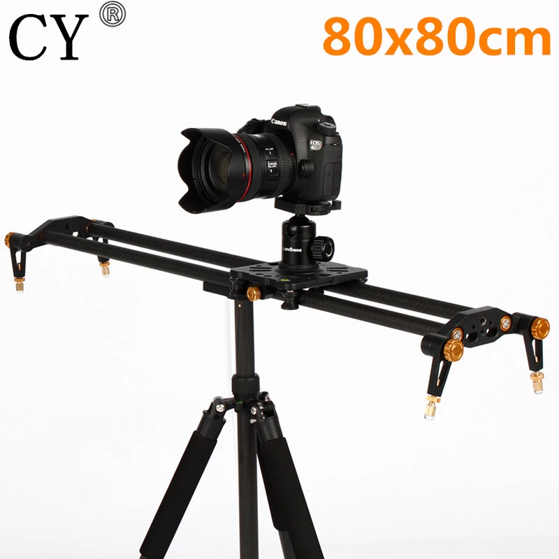 

Inno Pro 31.5"/80cm Black Pro Carbon Fiber DSLR Camera DV Slider Track Video Stabilizer Rail Track Slider For DSLR or Camcorder