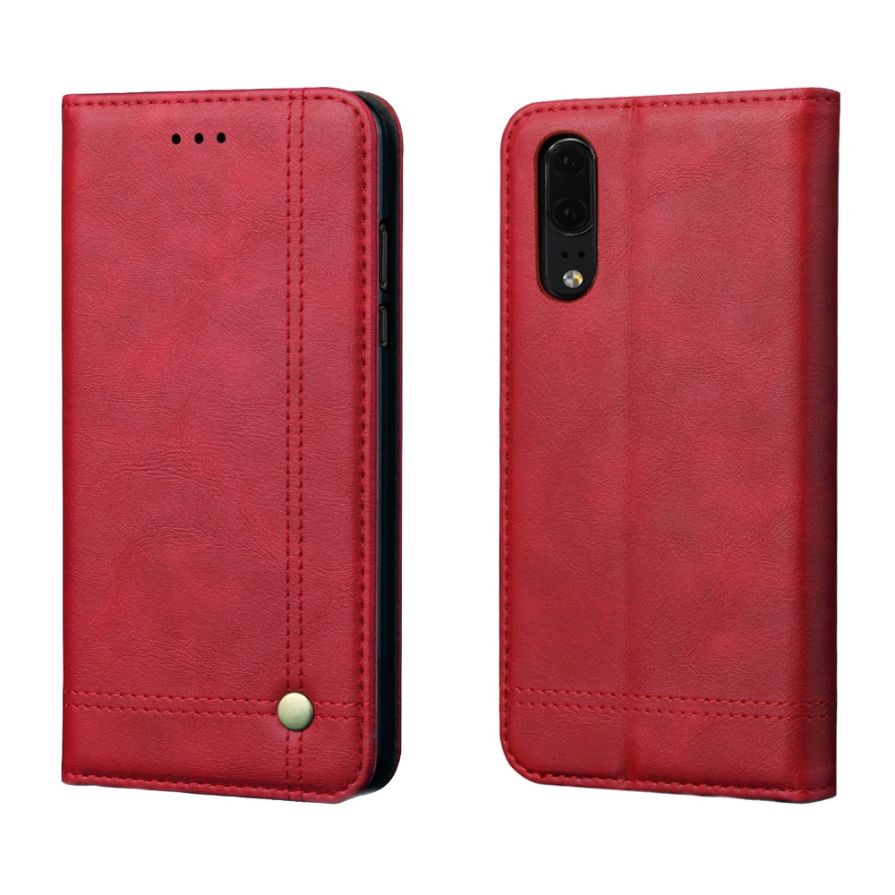 

Haissky Luxury Flip Leather Cover For Huawei P20 Lite Wallet Leather Cover for Huawei P20 Pro Magnetic Case Coque