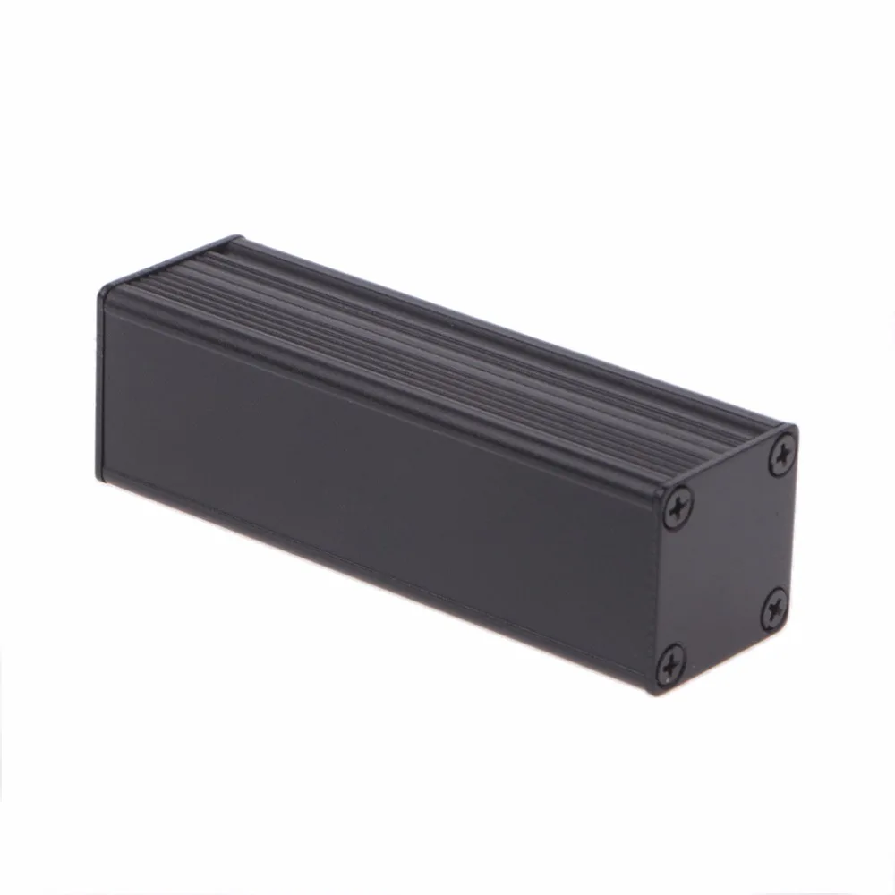 

New DIY Extruded Electronic Project Aluminum Enclosure Case Black 80x25x25mm Junction Box