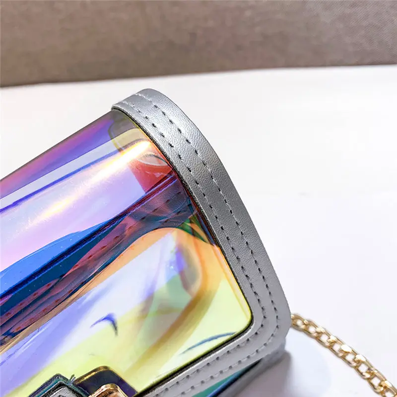  Fashion Lady Classic Wild Transparent Jelly Shoulder Bag Crossbody Bag bolso mujer sac a main torebki damskie 40AP1224