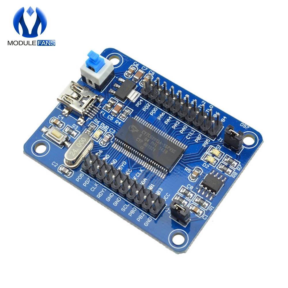 1 шт. EZ USB FX2LP CY7C68013A материнская плата макетная логический анализатор с I2C Serial SPI Diy