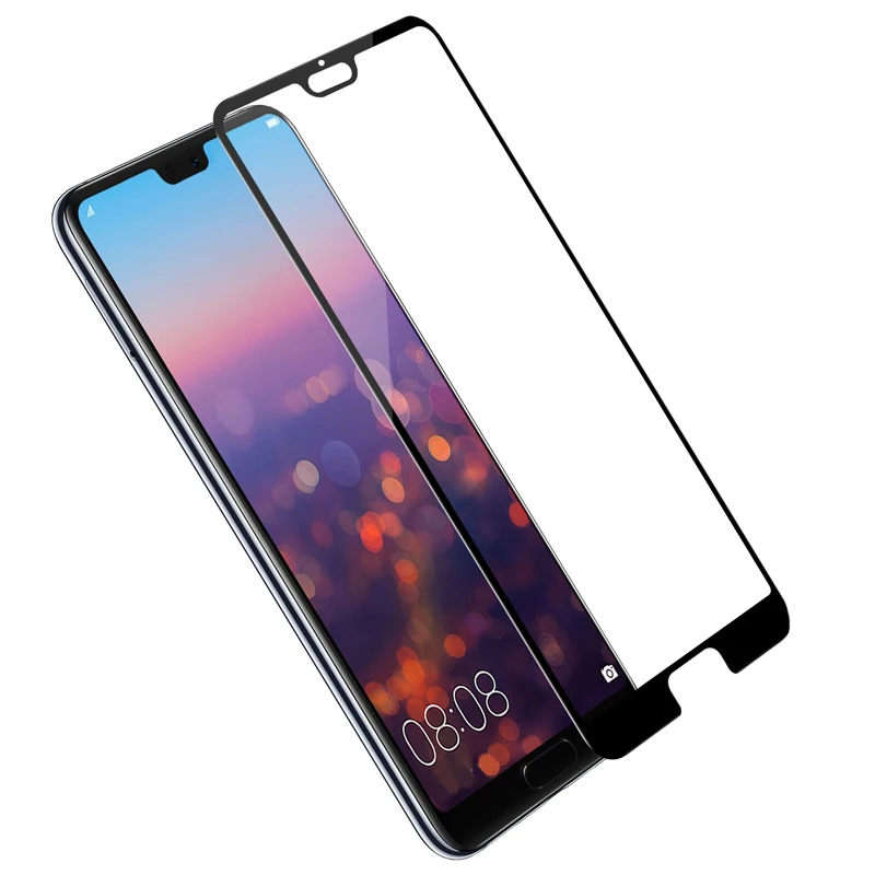 For huawei p20 glass screen protector full covered nillkin 3D CP+ 9H 0.33mm thin p20 for huawei glass curved 5.8 inch p20 screen