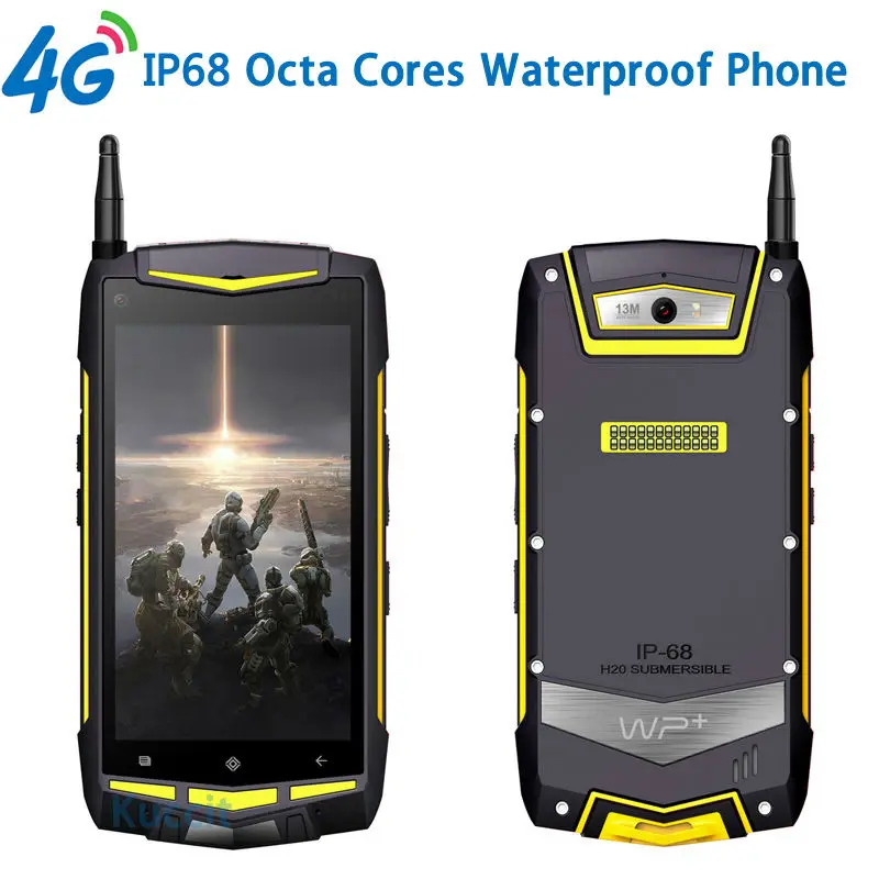 

Rugged Android Waterproof Phone 8 Octa Core UHF Walkie Talkie 5" 1920x1080 IP68 GPS V1 Mobile Phone 4G LTE S8 2GB RAM 32GB ROM