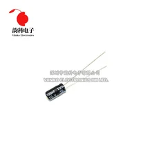 Capacitor eletrolítico de alumínio 4x7mm de 20 pces 10 v 100 uf 4*7mm