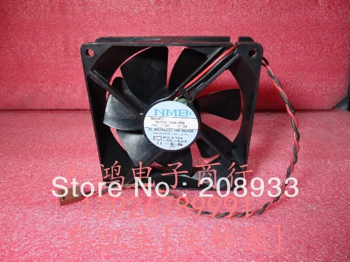 

For NMB 3610KL-04W-B20 9CM 9225 12V 0.12A Dual ball bearing +cooling fan