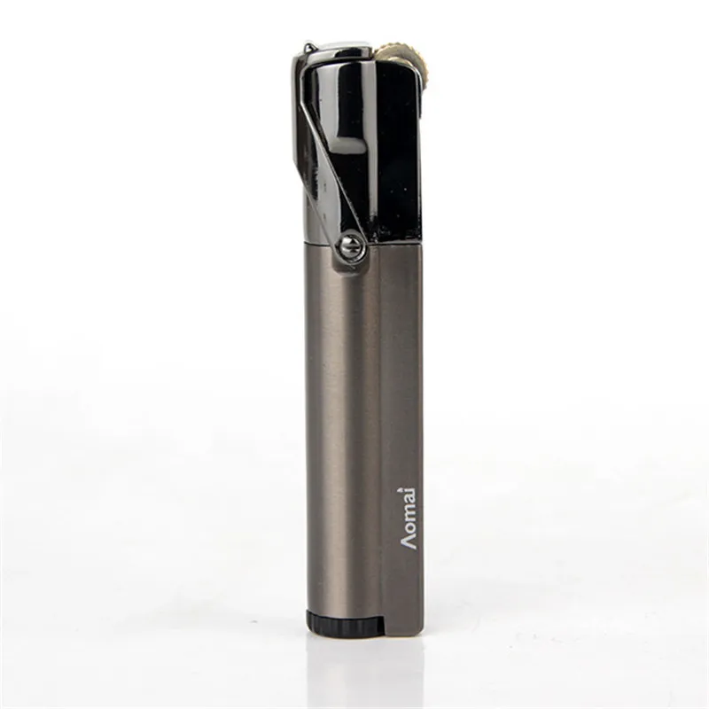 

Compact Jet Lighter Gas Torch Lighter Strip Fixed Fire Windproof Metal Cigar Lighter Butane Lighter Cigarette Accessories NO GAS