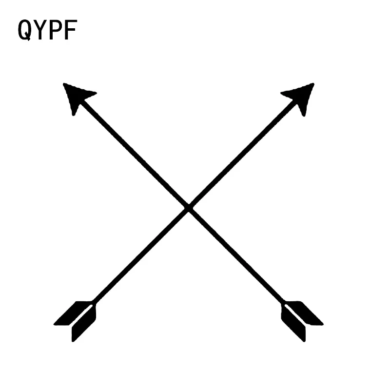 

QYPF 14.9*14.2CM Interesting Outdoor Archery Hunting Vinyl Decor Car Sticker Silhouette Bumper Window C16-1791