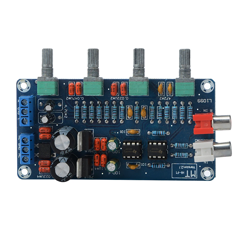 HIFI Amplifier Volume Tone EQ Control Board DIY Kits-in
