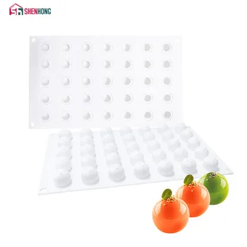 

SHENHONG 35 Holes Ball Dessert Silicone Cake Mold For Baking Mould Mousse Pan Bakeware Chocolates Moule Pastry Decoration Tools