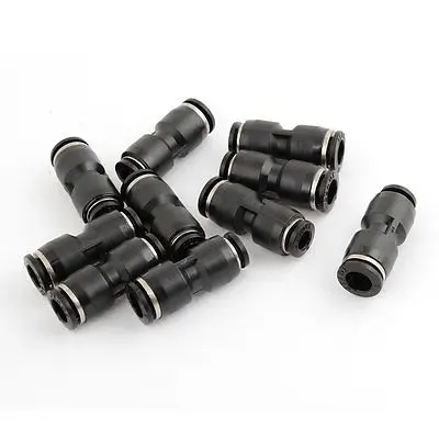 

10 Pcs 6mm to 8mm Dia Air Tubing Quick Joiner Pneumatic Push In Connector