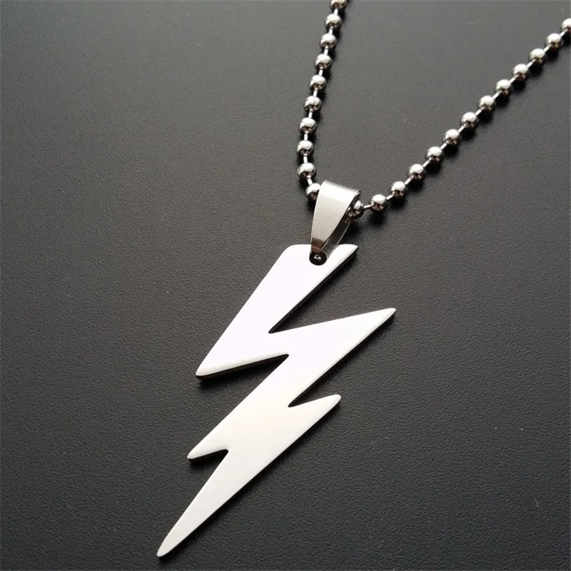 ER 2016 New Arrival Power Thunder Lightning Bolt Pendant Necklace Mens