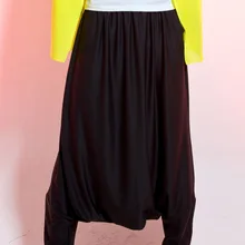 27-44 новая мужская одежда костюм певицы для выполнения повседневные брюки персонализированные шаровары юбка свободные шаровары ds костюмы