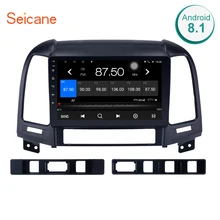 Seicane 2 Din Android 8.1/7.1 Auto Radio Audio Stereo Lettore Multimediale di Navigazione GPS Per 2005 2006 2007- 2012 HYUNDAI SANTA FE