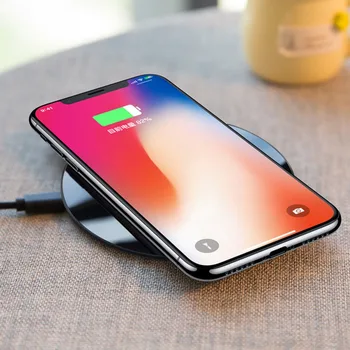 

Promotion!! Ultra Slim QI Wireless Charger,Charging Pad,ABS Frame for iPhone X/iPhone 8/8 Plus Galaxy S8/Note 8/S7/S7 Edge Black