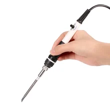 T12 DC 12-24 в 75 Вт мини Электрический паяльник с регулятором регулируемой температуры 200-40 градусов сварочный инструмент с наконечником для T12-K