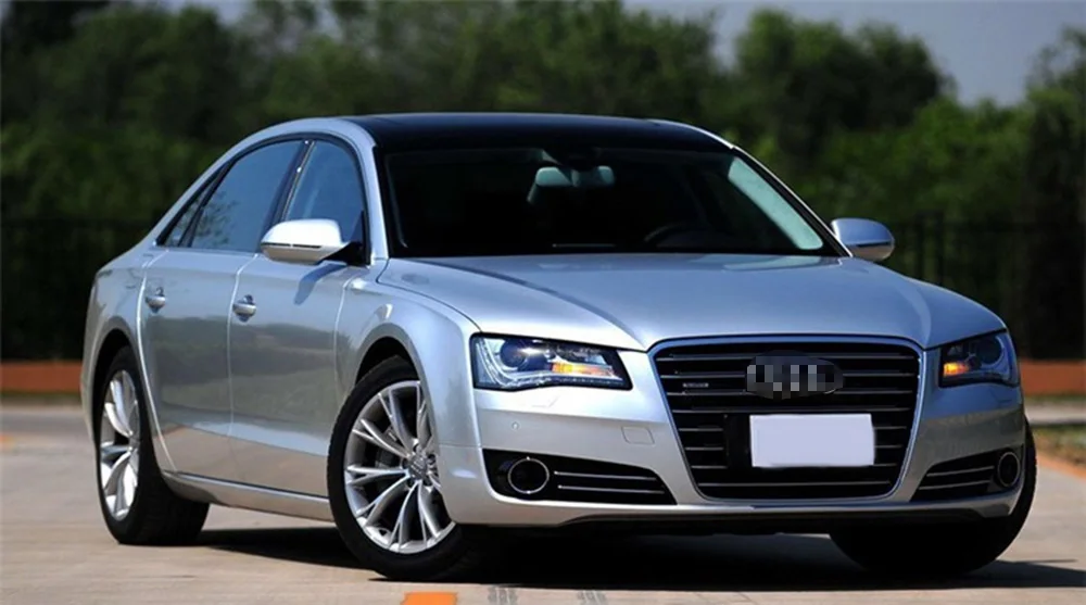 Для Audi A8 2011 2012 2013 крышка фары автомобиля объектив Замена Прозрачный передний авто чехол