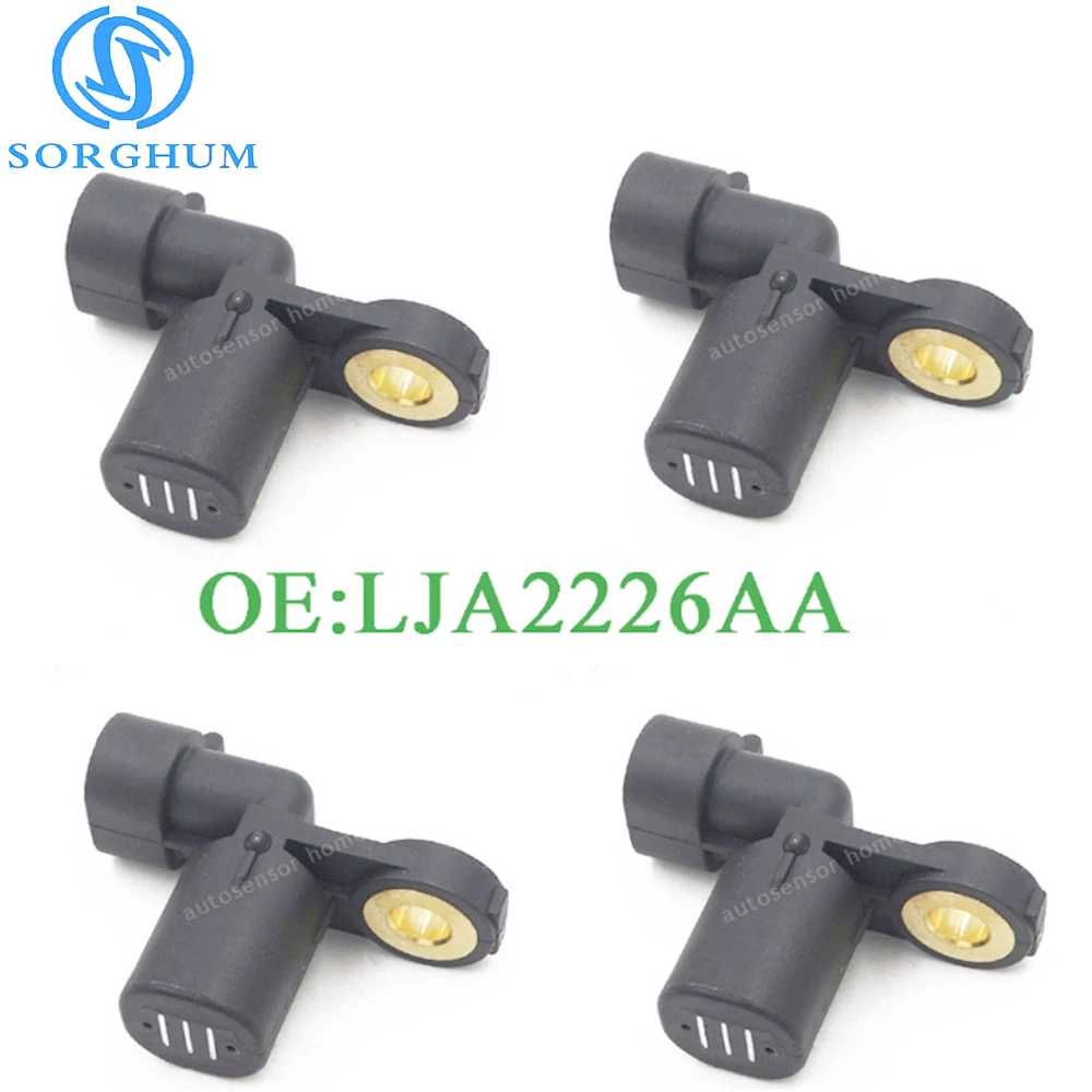 4pcs New Brand Front /Rear ABS Wheel Speed Sensor LJA2226AA For 98 03