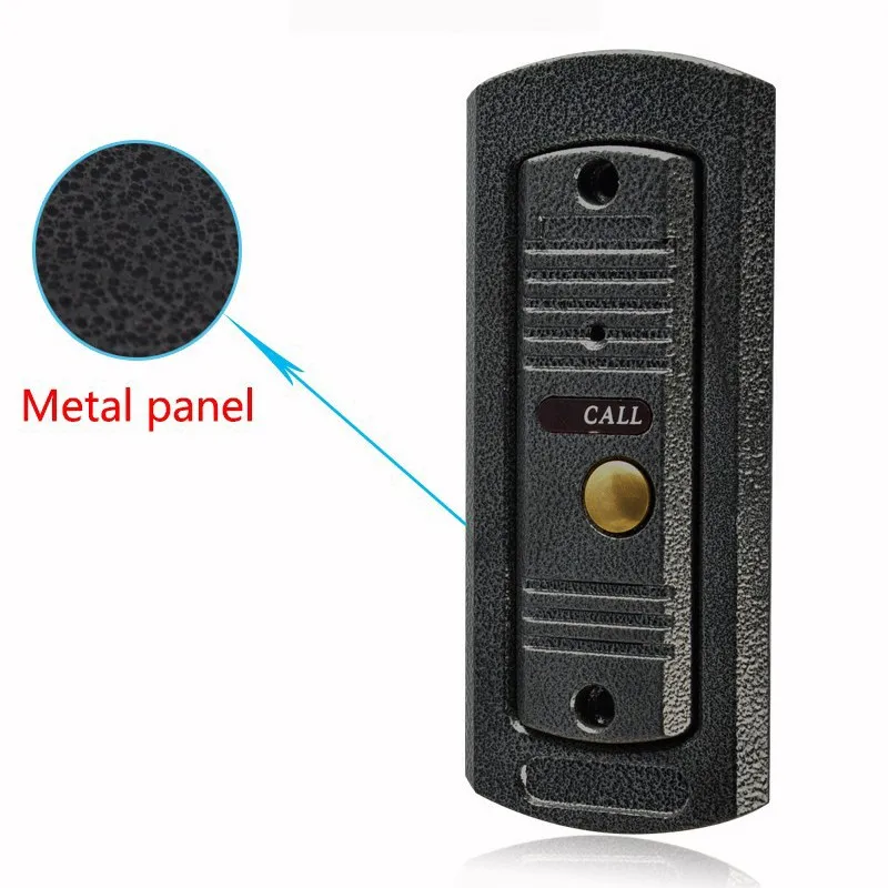 

(1 PCS) NEW Video Intercom Entrance machine Door access Control Door Bell Only Outdoor Unit IR Camera Night visible waterproof