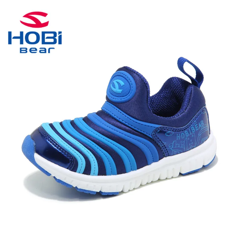 

HOBIBEAR Spring Children Shoes for Girls Breathable Kids Shoes Boys Caterpillar Baby Shoes Striated Soft-soled Trainers H7619