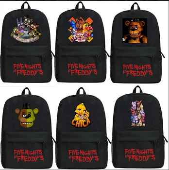 

Five Nights At Freddy's Kids Backpacks Freddy Chica FNAF Shoulders Bag Mochila Children Travel Bag School Bag Teenage Gift