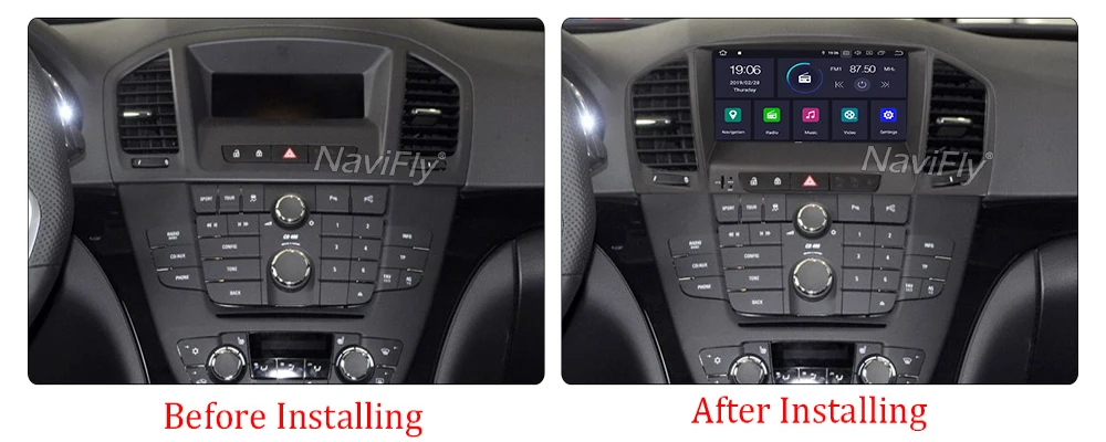 Excellent NaviFly PX30 IPS+DSP Android 9.0 Car DVD player audio For Opel Vauxhall Insignia CD300 CD400 2009 2010 2011 2012 Auto Radio GPS 6