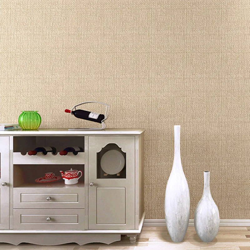 Modern PVC Wall Paper Solid hotel Wallpaper Strip for Bedroom Walls pvc waterproof interior decoration wallpaper for bar Modern PVC Wall Paper Solid hotel Wallpaper Strip for Bedroom Walls pvc waterproof interior decoration wallpaper for bar