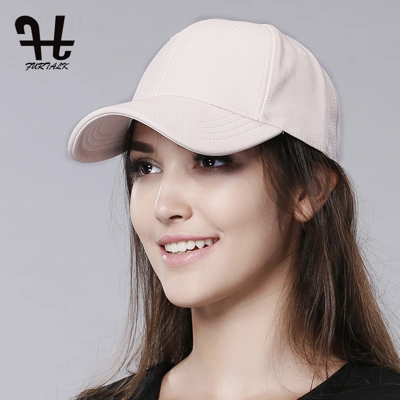 FURTALK высокое качество unisex Регулируемые Твердые colorwomens Бейсболка регулируемая Snapback шапки для женщин