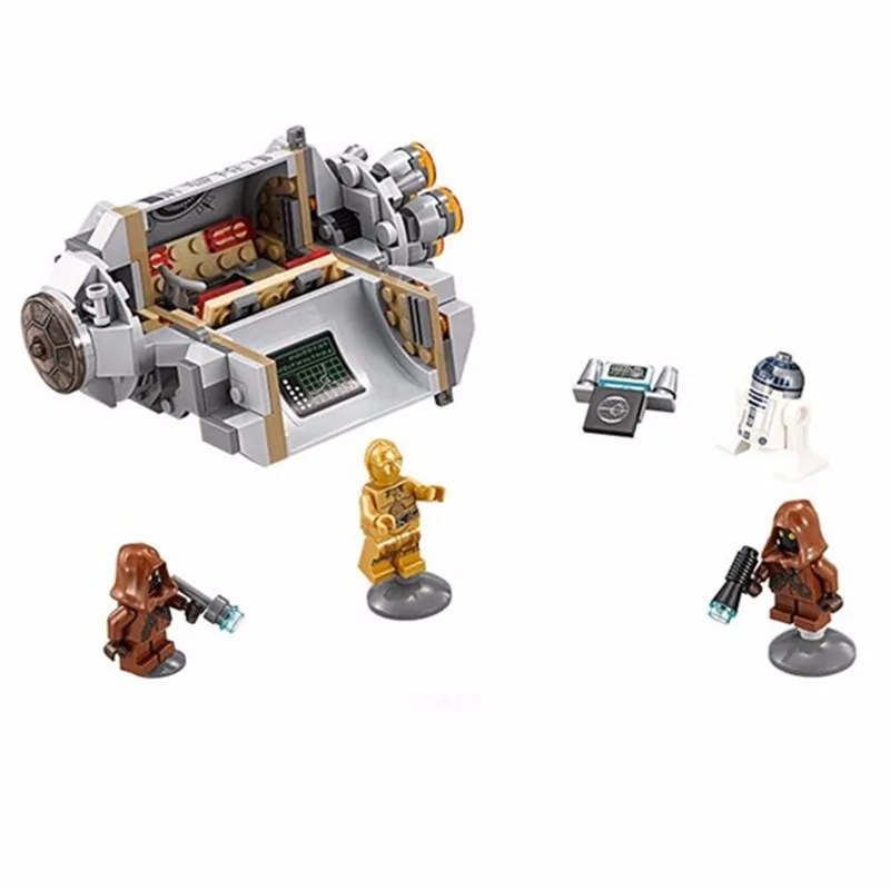 

Model 05021 Star Wars Robot Escape Capsule Micro Fighters Minifigures Building Block Bricks Toys Boy Gifts Compatible  75136