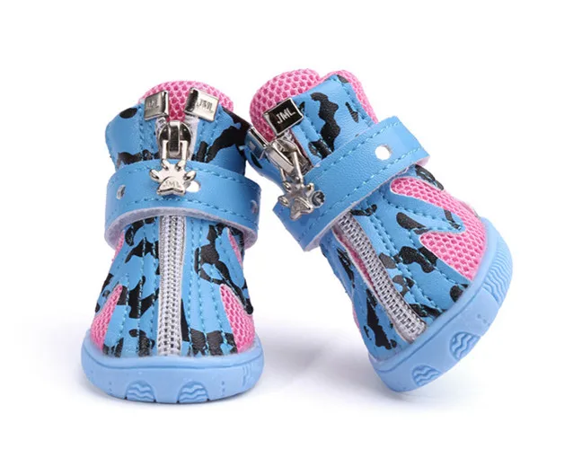 Pet Dog Shoes Summer Small Dog Shoes Breathable Mesh Sandals For Teddy