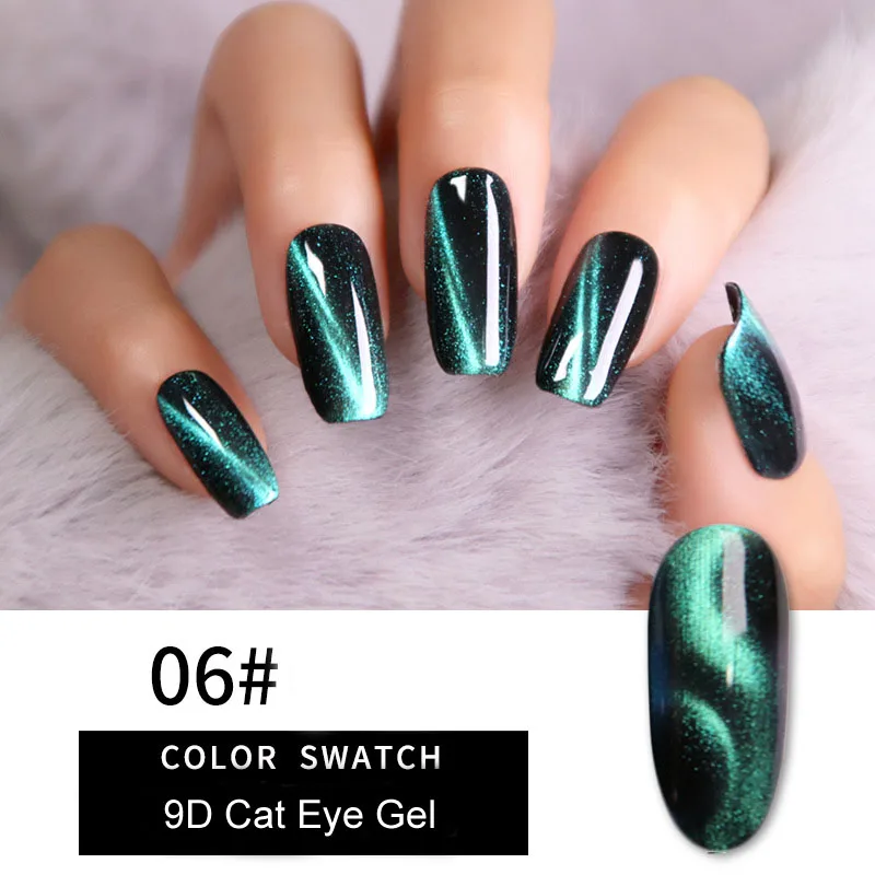color 06 Michelle16ml 9D Гель-лак для ногтей с эффектом «кошачий глаз» класс магнитный Светодиодный УФ гель для ногтей лак 6 цветов кошачий глаз ногти гель лак магнитный гель - Цвет: color 06