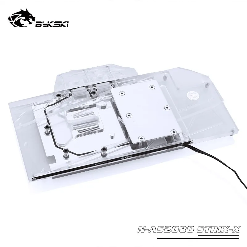

Bykski Water Block use for ASUS ROG RTX2080 OC/2080-O8G-GAMING/Full Cover Block/RGB Light/Compatible Original backplate