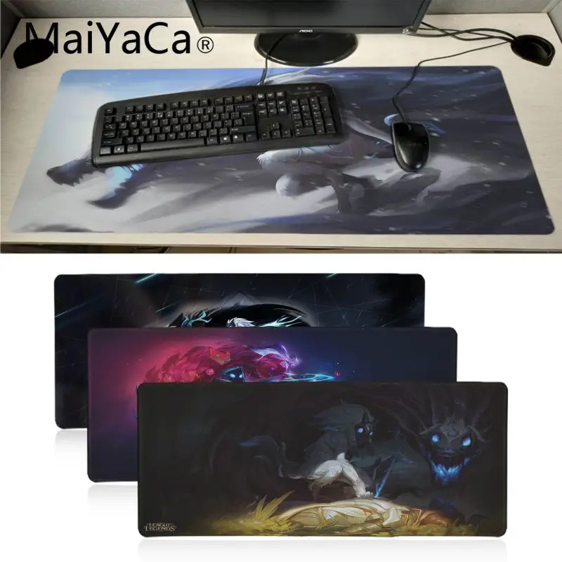 

MaiYaCa Boy Gift Pad kindred league of legends gamer play mats Mousepad Design Pattern Computer Mousemat dota2 Gaming Mouse Pad