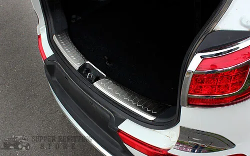 

Rear Bumper Protector Scuff Plate For KIA Sportage R 2010 2011 2012 2013 2014 2015