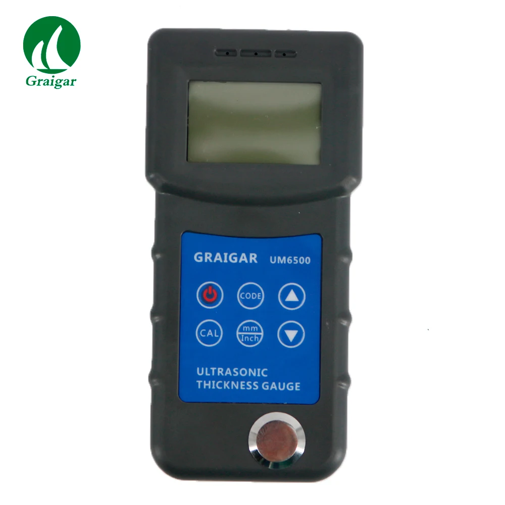 Digital UM6500 Ultrasonic Thickness Gauge Tester Meter 1.0-245mm/0.05-8inch New 