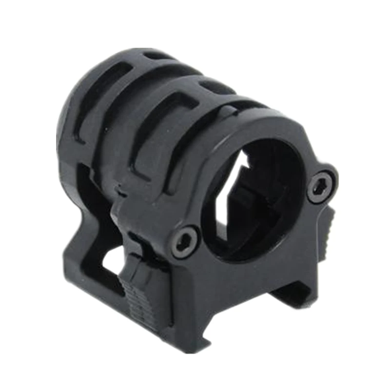 

tactical helmet .830' RING LIGHT MOUNT base black DE for 20.7 MM use flashlight