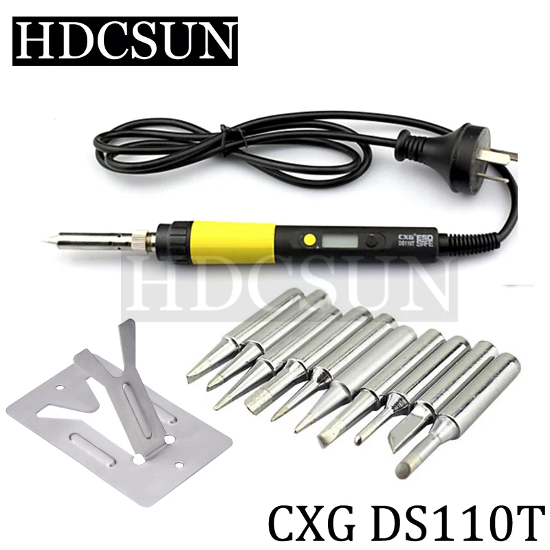 Высококачественный антистатический Электрический паяльник CXG DS110T 220 В 110 Вт