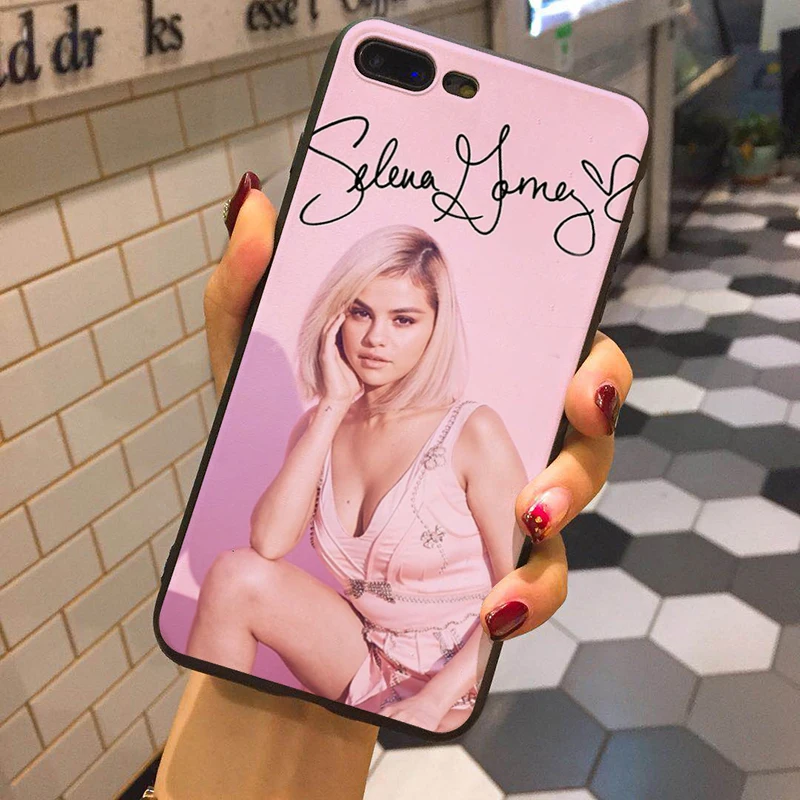 Для coque iphone 8 plus Selena Gomez Sel персонализированный Чехол для телефона iphone 8 8 plus 7 7plus 6s 6s Plus 6 6plus 5s