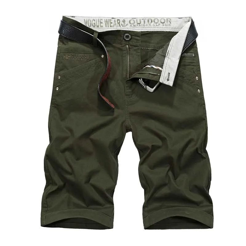 Летние Новые Модные хлопковые шорты мужские Умные повседневные шорты Прямые пляжные шорты Карго Большие размеры 30-42